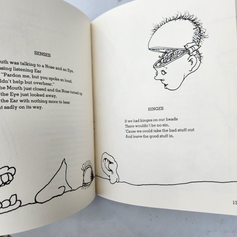 A Light in the Attic Shel Silverstien Poem Book Hardcover w/ Dust Cover Vintage - Picture 5 of 16